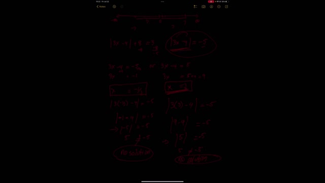 INTERMERDIATE ALGEGRA : 1st Degree Equations & Inequalities — Part 2