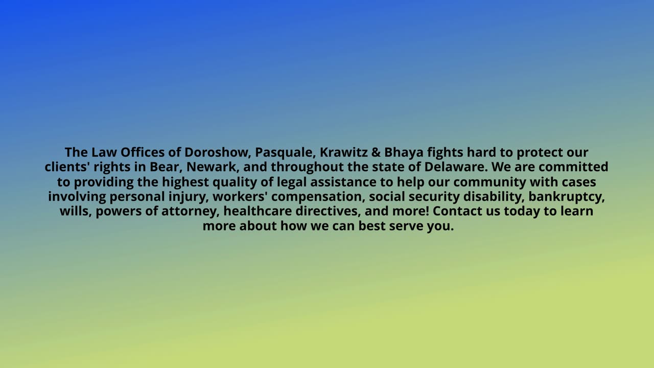 Bear personal injury lawyer