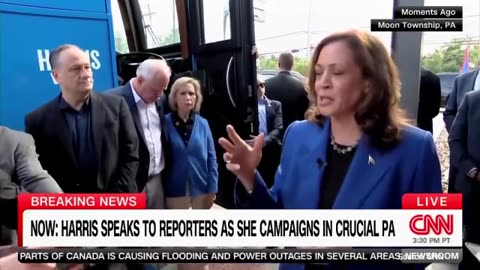 WATCH: Kamala Harris Gives Wild Word Salad Response When Asked About Economic Agenda