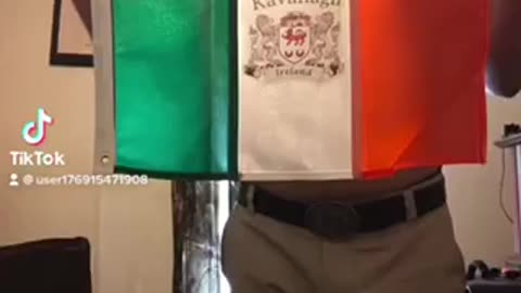 My Kavanagh Coat of Arms Flag