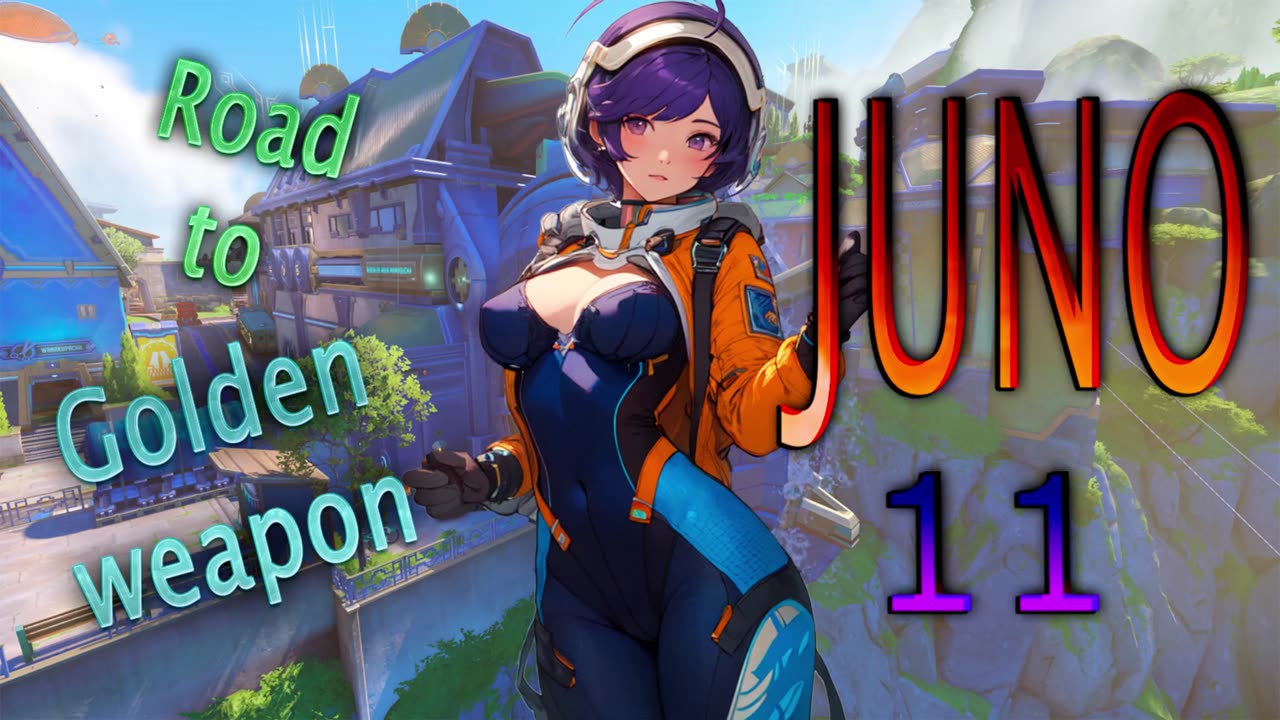 【Overwatch 2】 Juno's road to golden weapon! ~ part 11