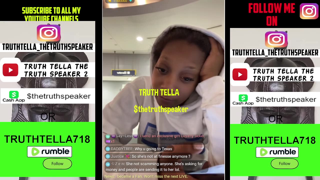 21BADBITCH LIVE FROM THE AIRPORT