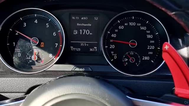 Golf 7 GTI Stage 1 Acceleration