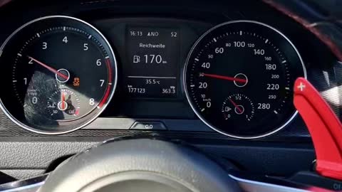 Golf 7 GTI Stage 1 Acceleration