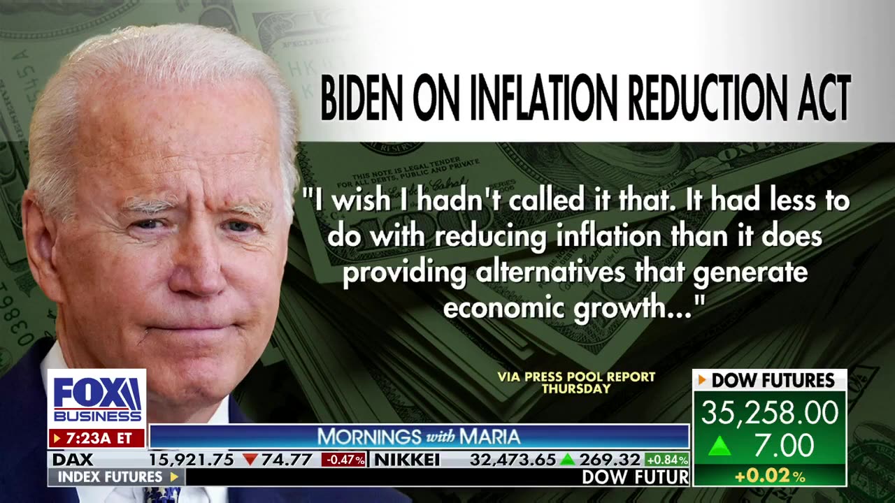 Bumbling Biden Admits The Truth About The Infamous Inflation Reduction Act