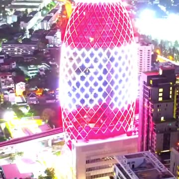 Beautiful Bangkok City Aerial View #shorts #viral