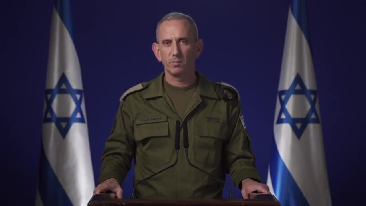 IDF Spokesperson, Rear Admiral Daniel Hagari: