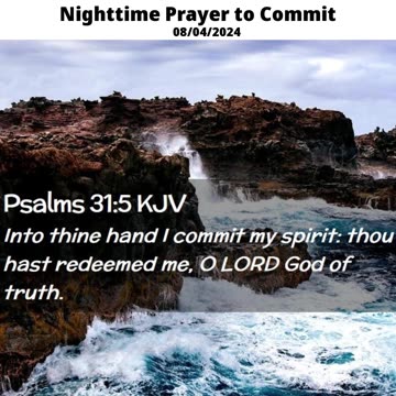 Nighttime Prayer to Commit #youtubeshorts #grace #jesus #mercy #faith #fyp #bless #trust #joy #love