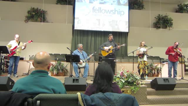 Victory in Jesus - Gospel Hymn played Bluegrass style at Fellowship Baptist Church