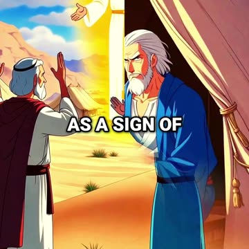 Did God Really Appear to Abraham? 🤔 Discover Genesis 17-18! ✨#animebible