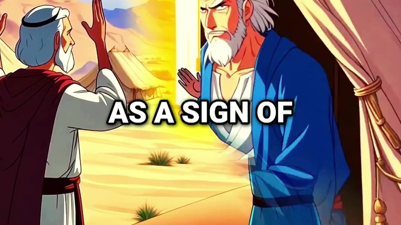 Did God Really Appear to Abraham? 🤔 Discover Genesis 17-18! ✨#animebible