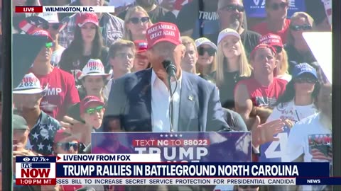 FULL SPEECH: Trump rallies in battleground North Carolina