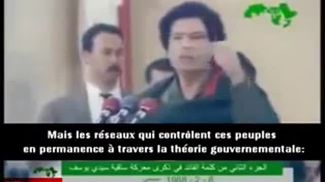 Khaddafi, discours en 1988