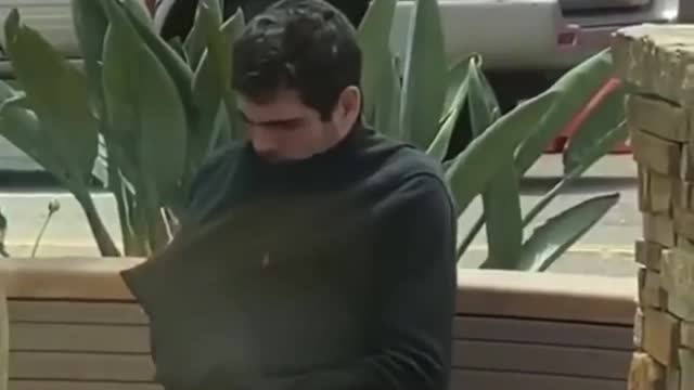 No Smoking . But this guy is crazy