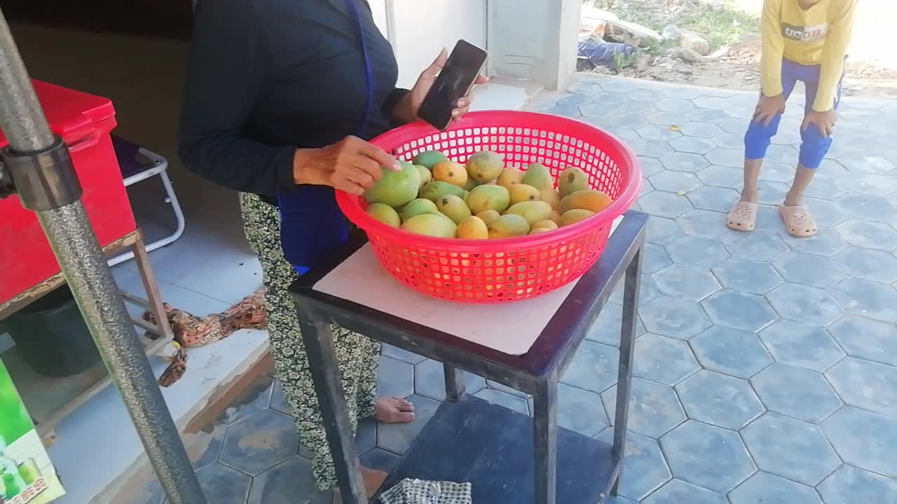 Bull steals Mango