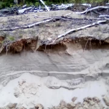 sandy bottom to Alaska. "A foolish man who builds his house upon the sand"