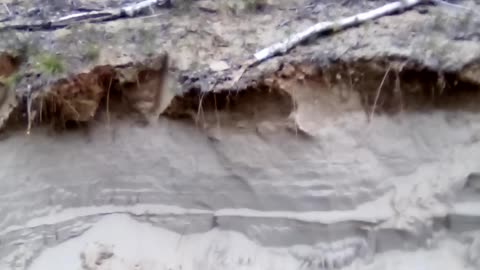sandy bottom to Alaska. "A foolish man who builds his house upon the sand"