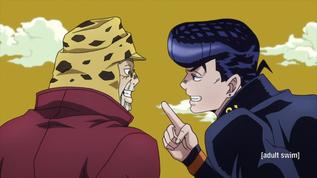 Jojo's Bizarre Adventure Diamond is Unbreakable Joseph realizes Invisible Baby is a girl