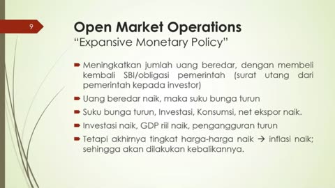 Sentral Bank and Monetary Exchange