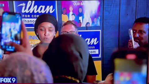 Incredible Ilhan Omar says her opponent (a black liberal) "aligned with literal