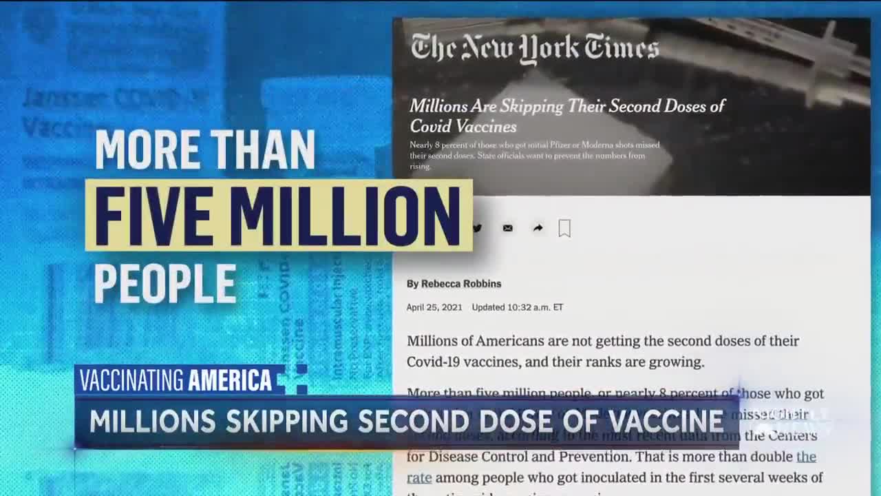 There Are Millions of Americans Missing Their Second Dose of Covid-19 Vaccine | NBC Nightly News