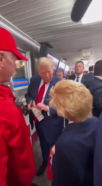 Trump & the Young Patriot with the $20 Bill