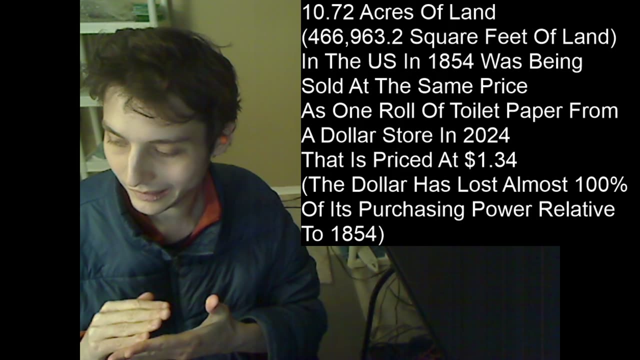 10.72 Acres Of Land In The US In 1854 Is The Same Price As A Roll Of Toilet Paper In 2024