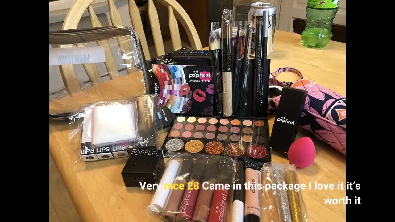 All in one makeup kit multi-purpose makeup set full makeup essential starter kit for beginners