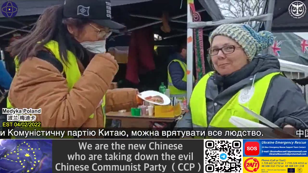 4月3日 前线战友用爱心帮助一名怀有身孕的妇女NFSC Ukraine Rescue Miles Guo CCP≠CHINESE