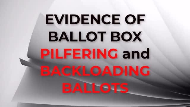 Ballot Color Analysis and MACHINE INSERTED OVALS