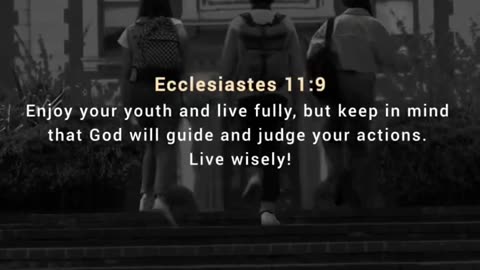 Enjoy your life while serving God