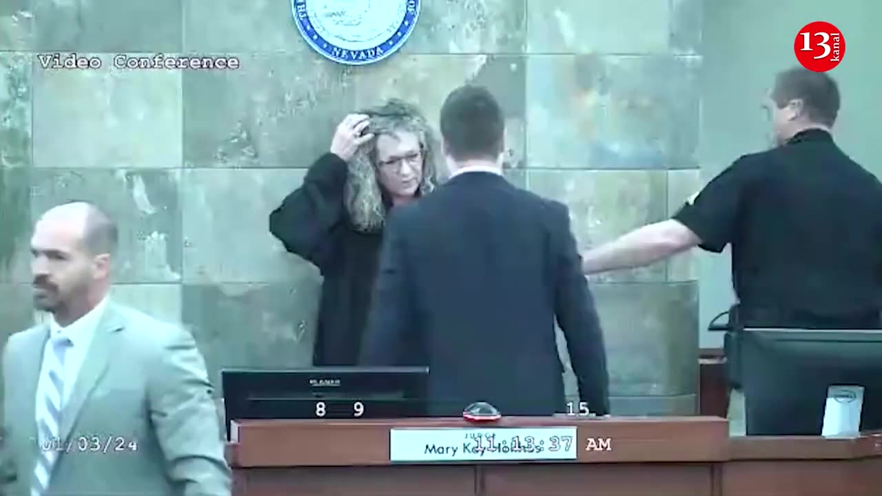 Nevada judge is back to work a day after being attacked by defendant who jumped atop her