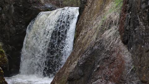 Close Up Shot of a Waterfall