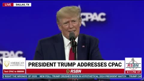 Trump Destroys Phony Secret Service Jan 6 Story at CPAC