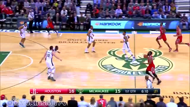 WTF! James Harden Does CHASEDOWN Block, Giannis Antjfdklsjfslpo Throws Down SUPERMAN Slam