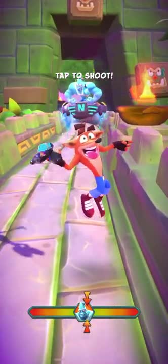 Frosty Nitrus Brio Boss Fight Gameplay - Crash Bandicoot: On The Run!