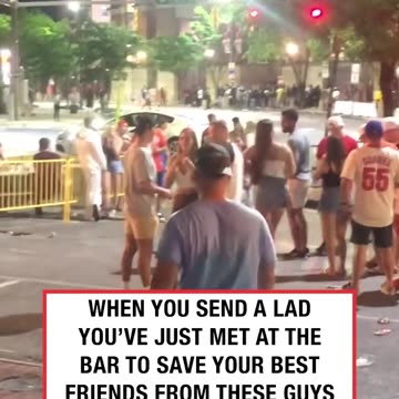 Lad Goes To Save Girl From Group Of Strangers