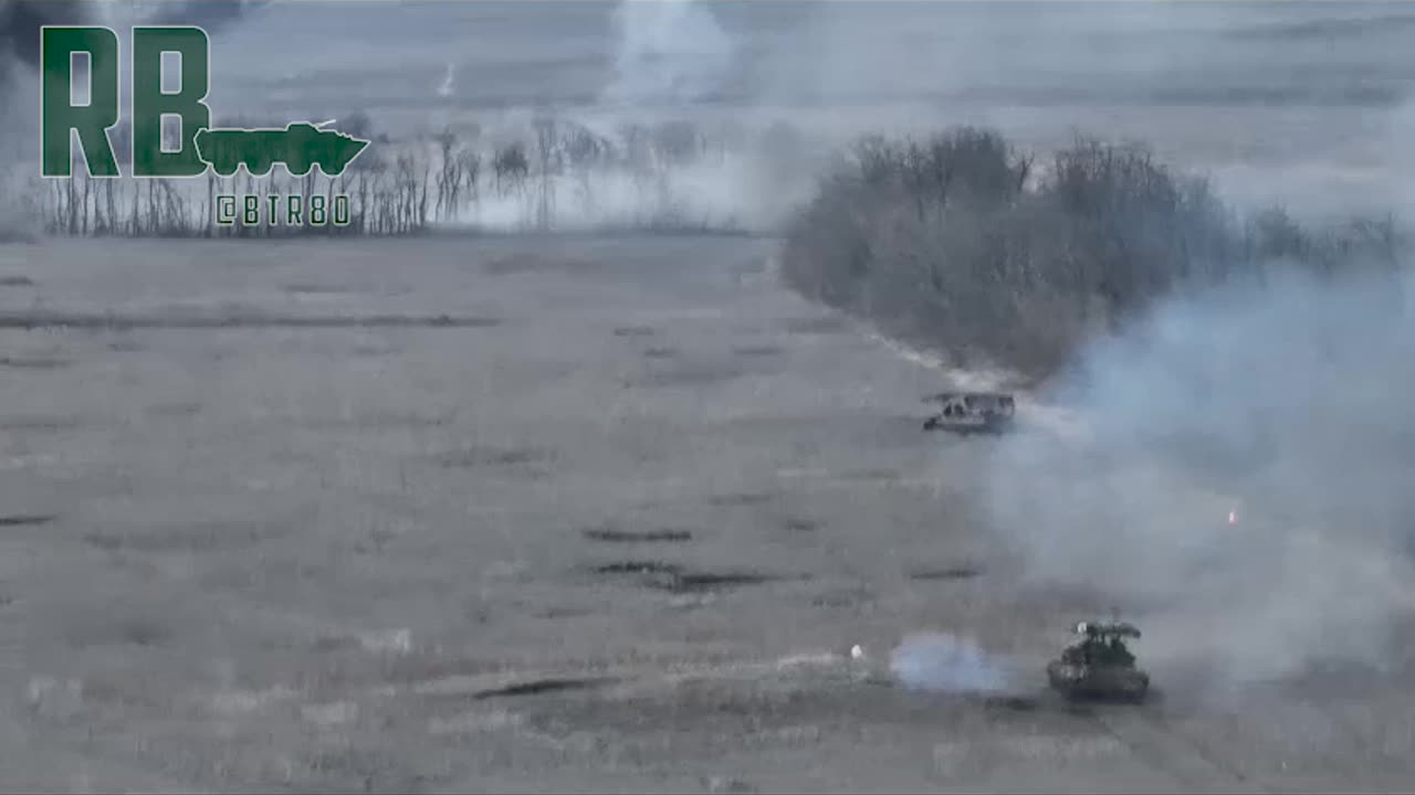 Russian T-72 Survives an FPV, Attacks the Positions of the AFU in a Forest Belt