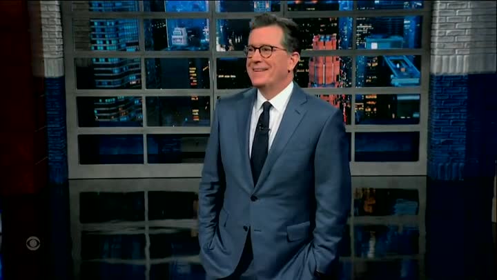 Stephen Colbert Says It's Okay To Slap Peter Doocy