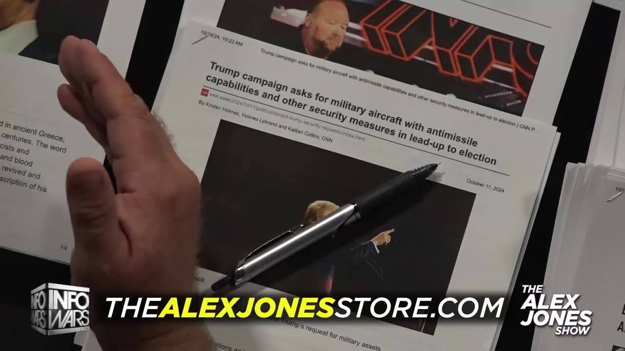 Thank God Trump Listened To Alex Jones' Warning From Surface-To-Air Missiles