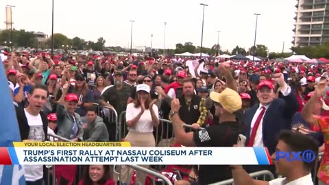 Trump on Long Island: Rally at Nassau Coliseum drew thousands!