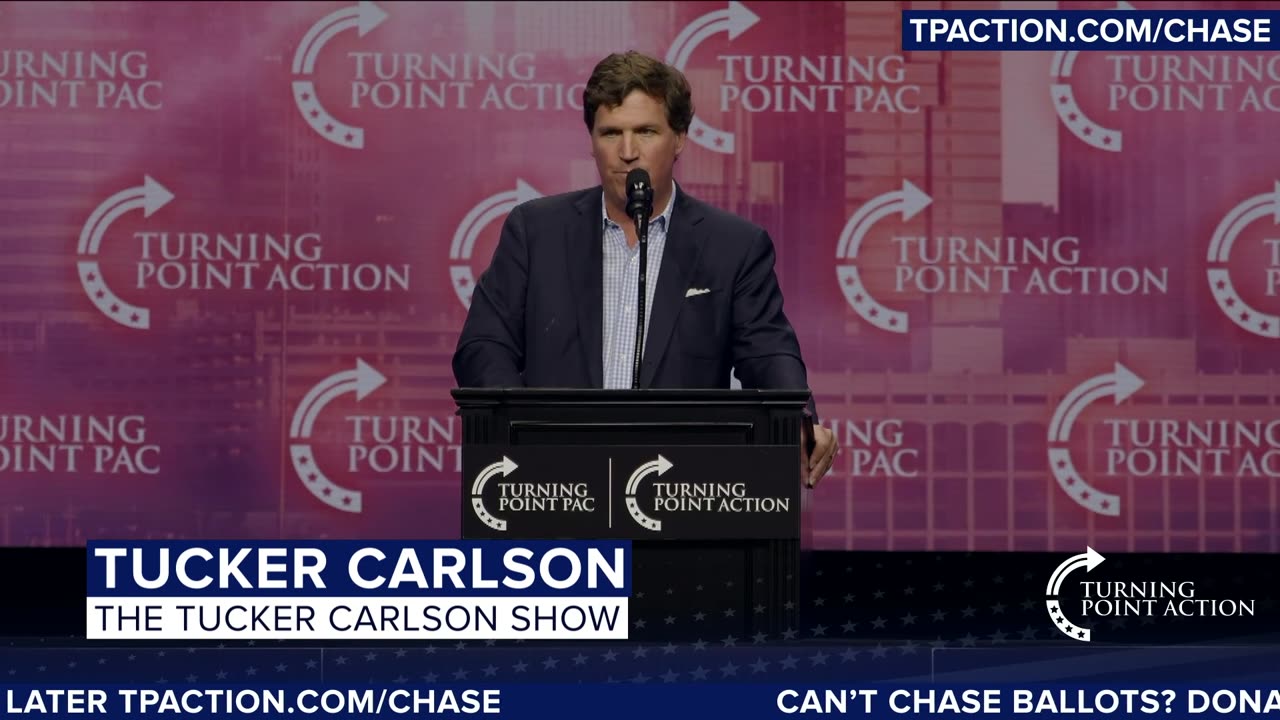 Tucker Carlson speaks at President Trump’s GEORGIA FOR TRUMP rally in Duluth, GA.