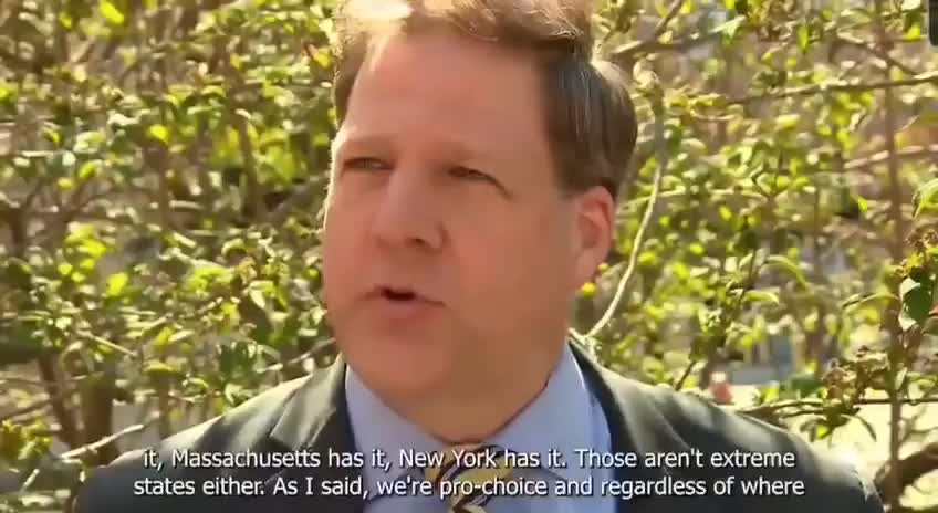 RINO NH Governor Chris Sununu is pro choice! Get this POS out of there!