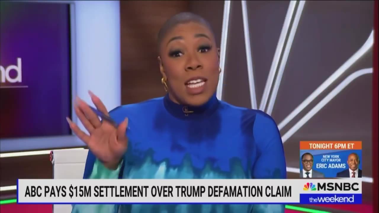 MSNBC host just repeated the same lie that forced ABC to pay $15m to Trump