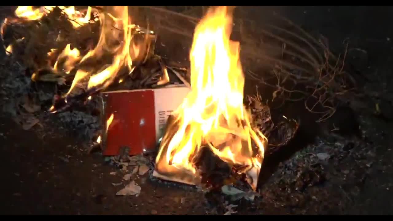 Bibles Burned By Left Wing Arsonists At Portland Protests