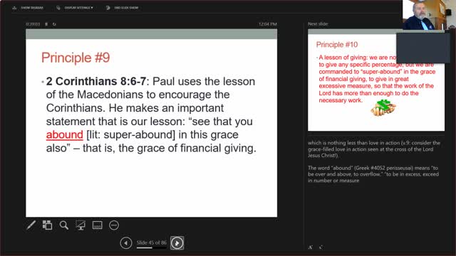 Sunday March 20, 2022 The Plan of God for the Believer's Grace Giving