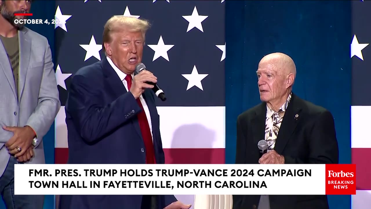 VIRAL MOMENT- Trump Meets In Person Vietnam Veteran Marine Who Gave Him His Purple Heart Post-Butler