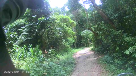 Caminho para Piscinas Naturais de Cuibura - Santos - SP - XT660R