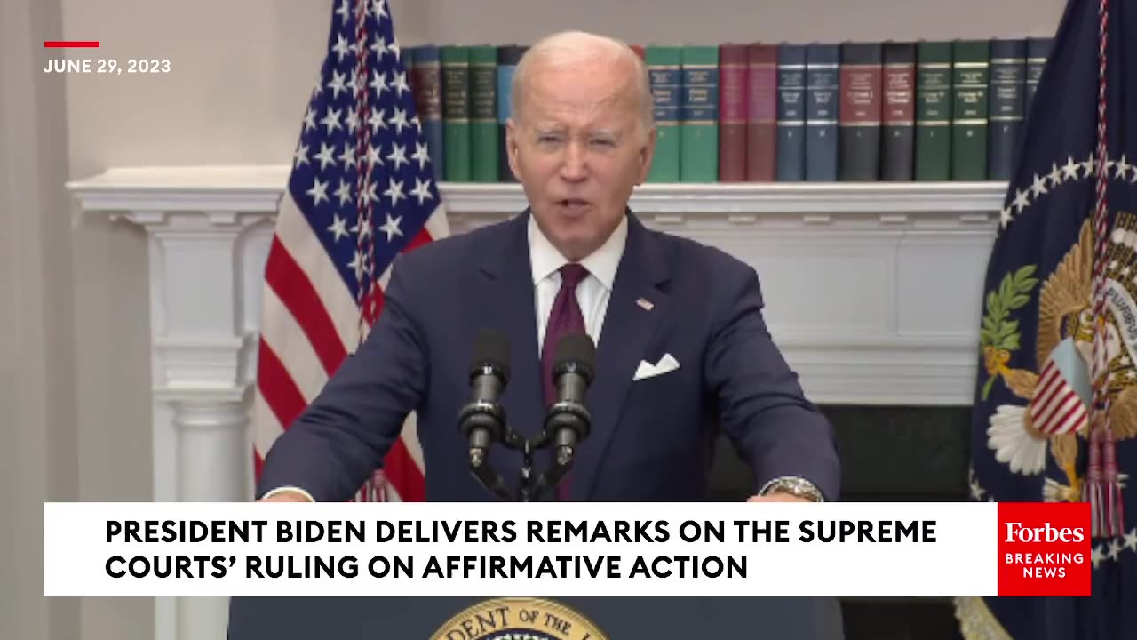 Bumbling Biden Proves That He Has NO IDEA How Affirmative Action Works