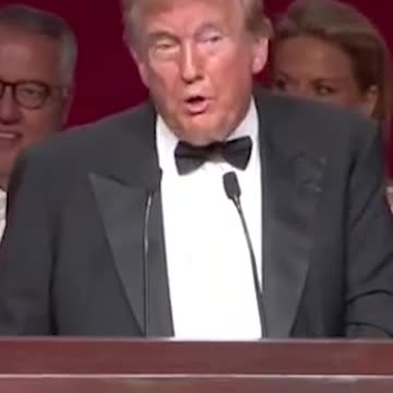 Trump Takes Dig At Tim Walz During Al Smith Dinner Speech